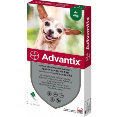 ADVANTIX SPOT-ON 0,4ML S/DO 4KG