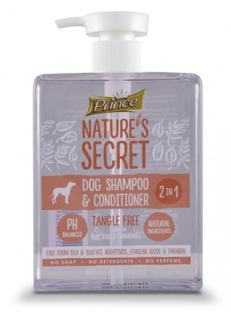 detail NATURE´S SECRET DOG SHAMPOO CON TANGLE FREE 500 ml