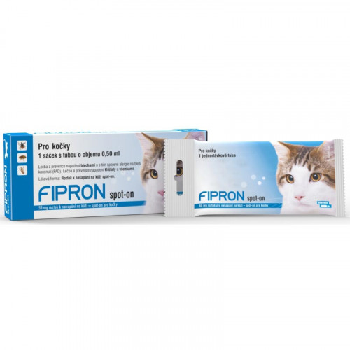 FIPRON - SPOT ON PRO KOČKY 1 x 0,5 ml