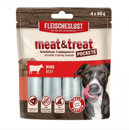 detail MEAT & TREAT BEEF 4x40g
